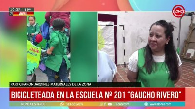 Entre sonrisas y pedaladas, los jardines celebraron en la Escuela Gaucho Rivero